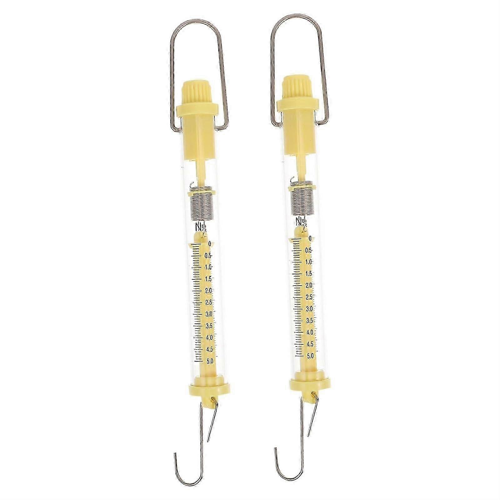 Cylindrical Dynamometer 5N ton Dynamometer Tension Gauge Spring Scale Experimental Teaching Instrument 25-26