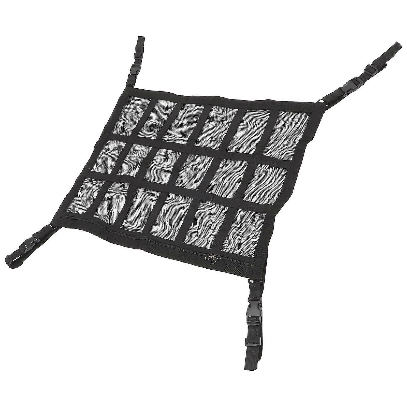 Car Ceiling Cargo Net for Organizing 4Pcs Black Nonwoven Car Interior Nets