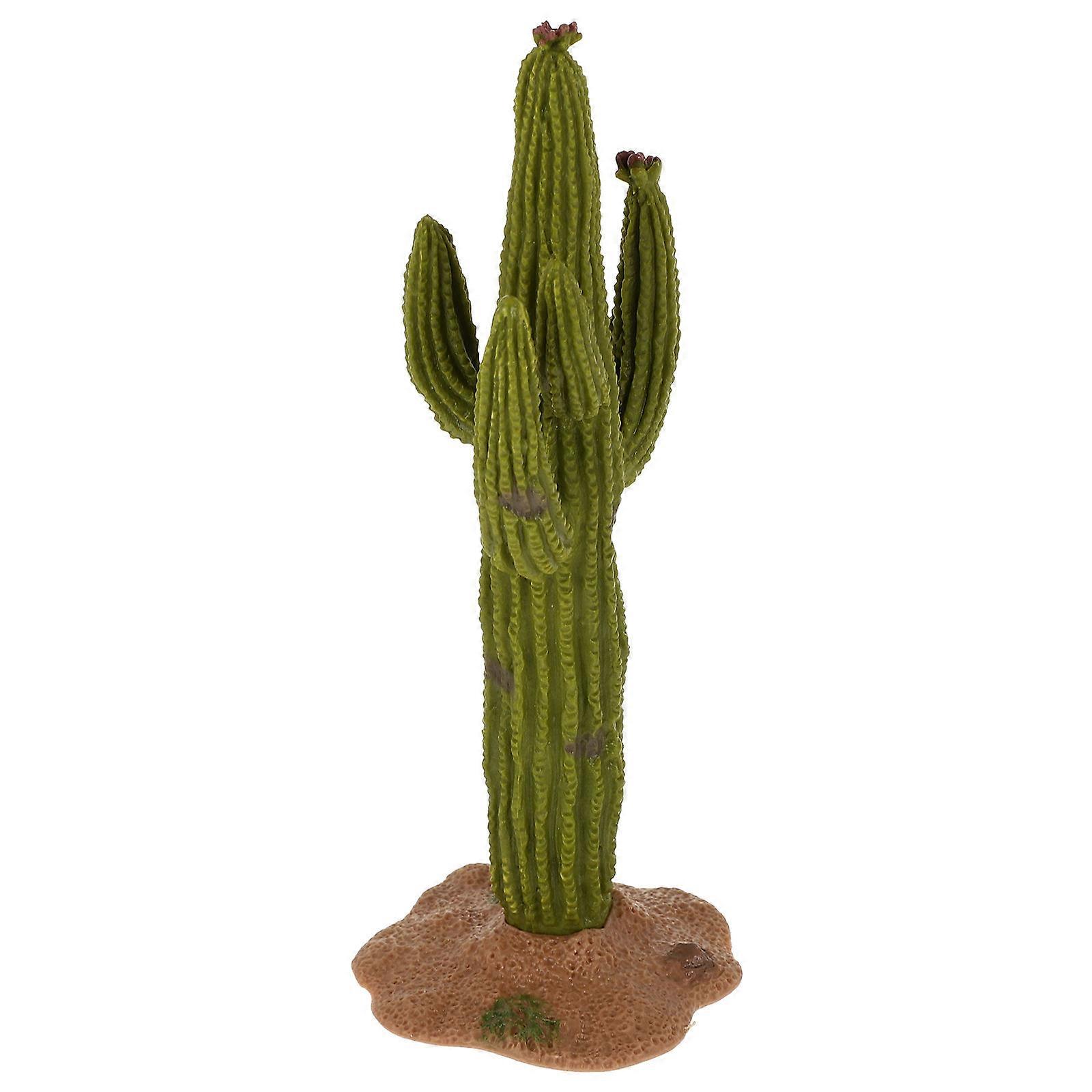 Realistic Cactus Adorn Model for Desktop Decor with Resin