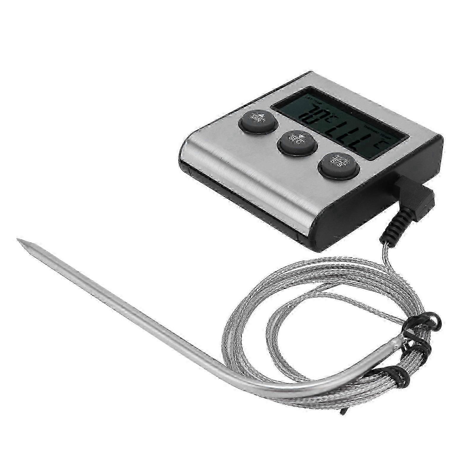 2025 Digital Folding Probe Meat Thermometer with Timer C F Precision Cooking Kitchen Kitchen appliances