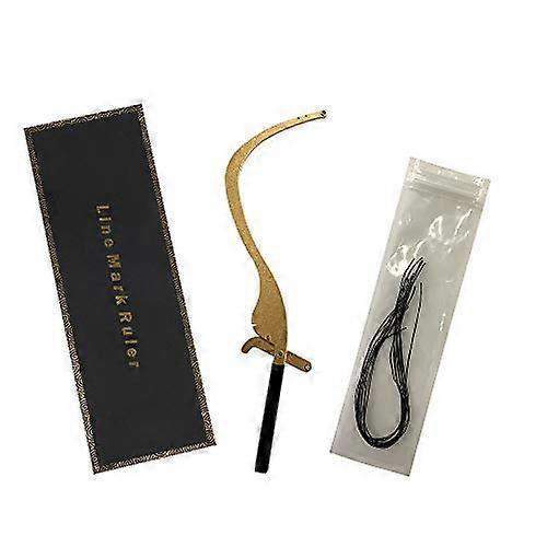 Microblading Eyebrow Ruler Golden Ratio Brow Mapping Tool Stainless Steel for Permanent Makeup