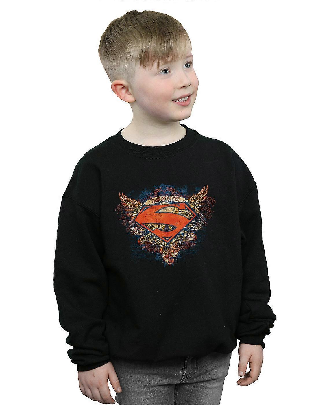 DC Comics Drenge Superman Wings Shield Sweatshirt