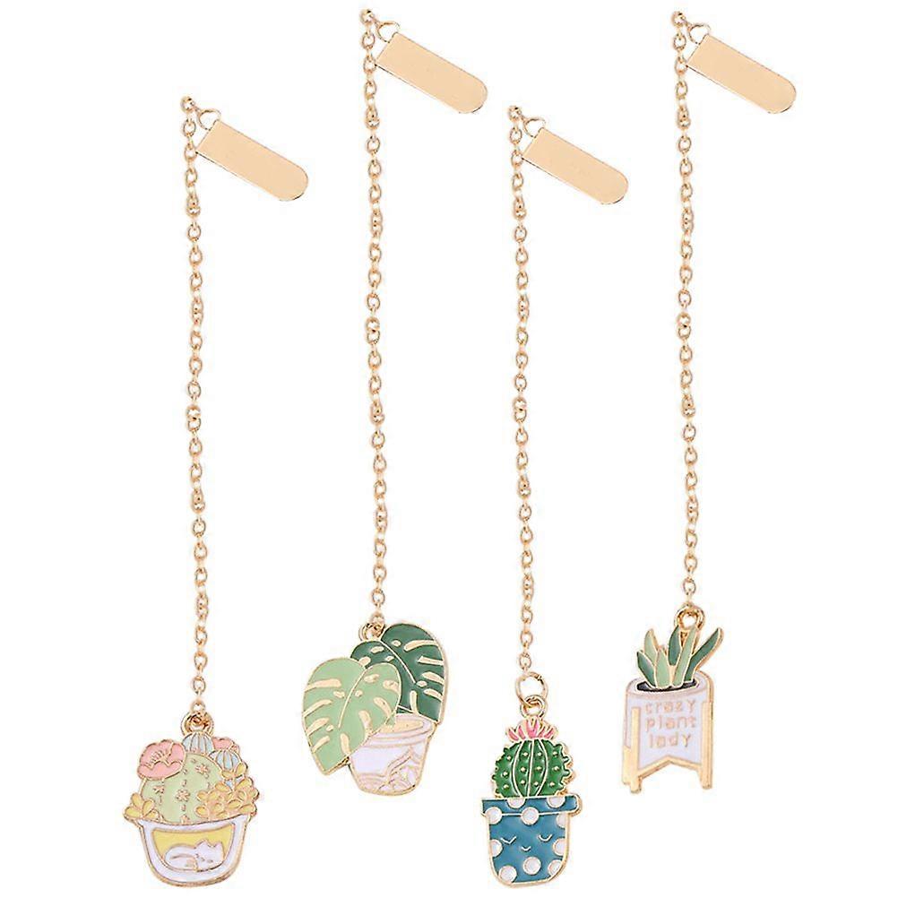 4pcs Simple Bookmarks Creative Bookmarks Decorative Book Marks Bookmark Gifts for Students