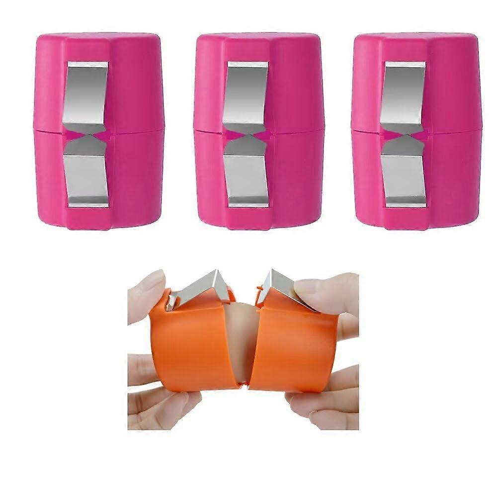3 Pack Egg Cracker and Shell Opener Tool for Hard Boiled Eggs Kitchen Use Pink