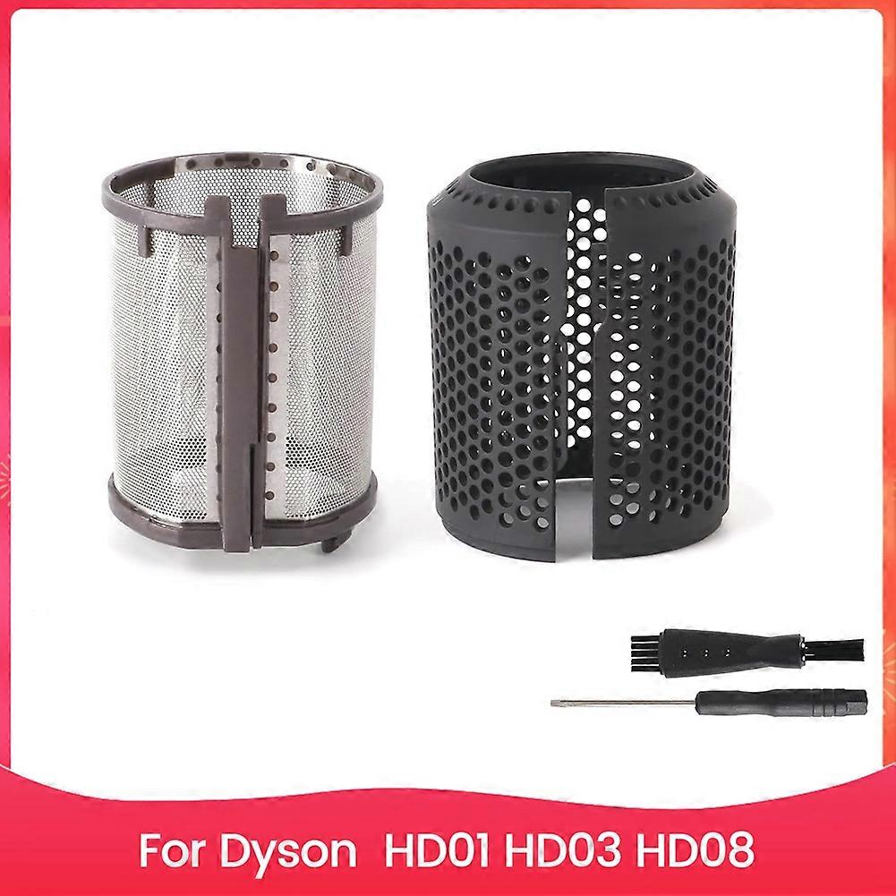 Hair Dryer Inner Filter + Outer Filter Cage Replacement for HD01 HD03 HD08 Models B