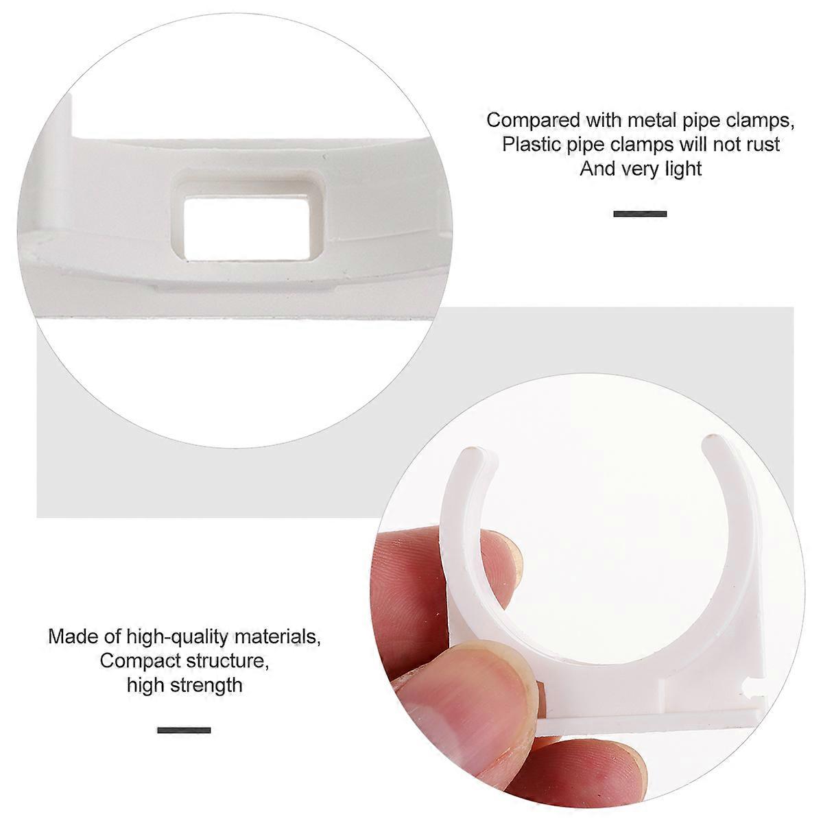 Support Clamp Holder Clamps Pipe Fittings Durable Design 100Pack