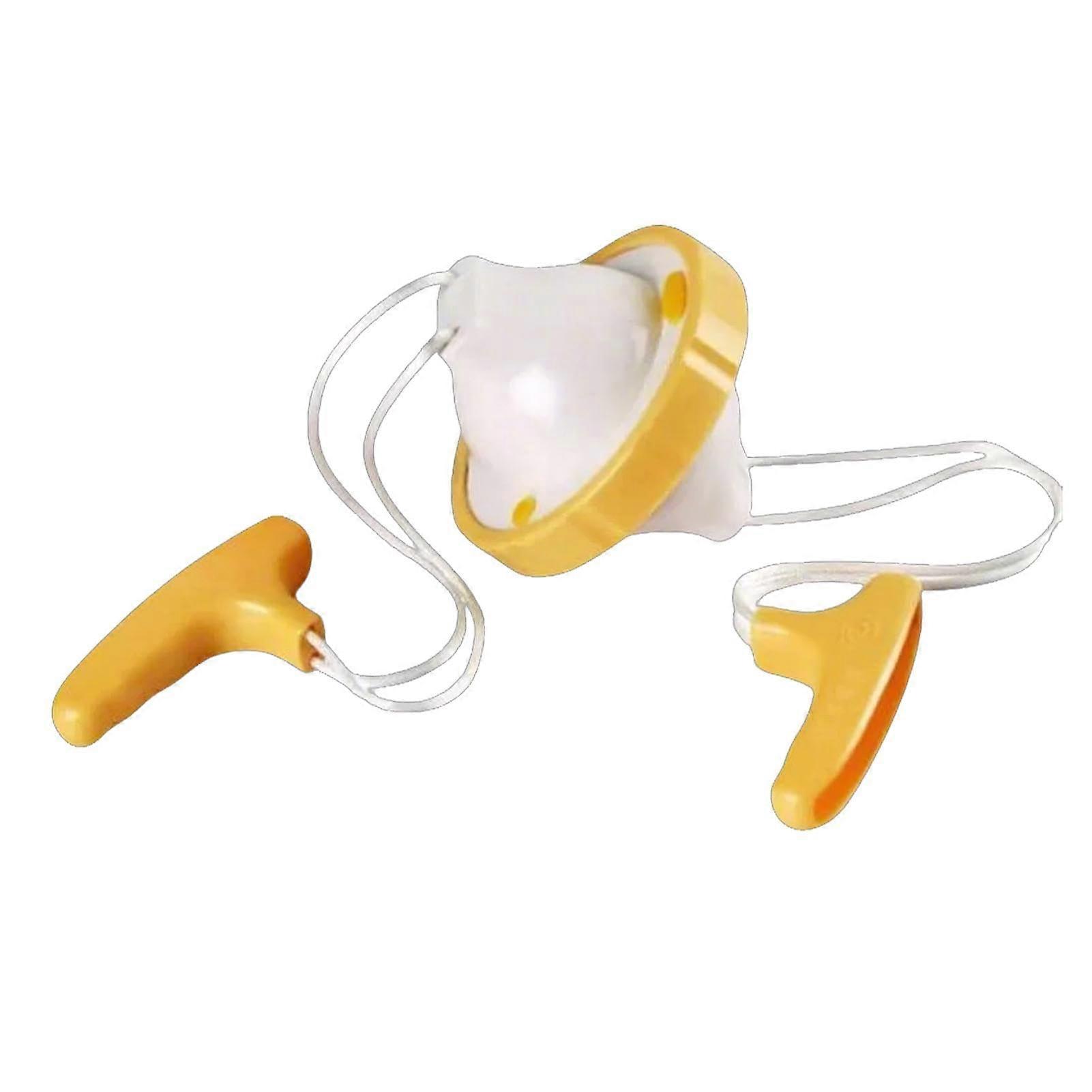 Manual Egg Yolk White Mixer with Pull Rope for Consistent Blending, Handheld Kitchen Tool