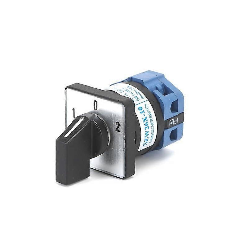 Rotary Cam Switch 3 Position ONOFFON 10A Single Phase Double Throw Electrical Selector Switch