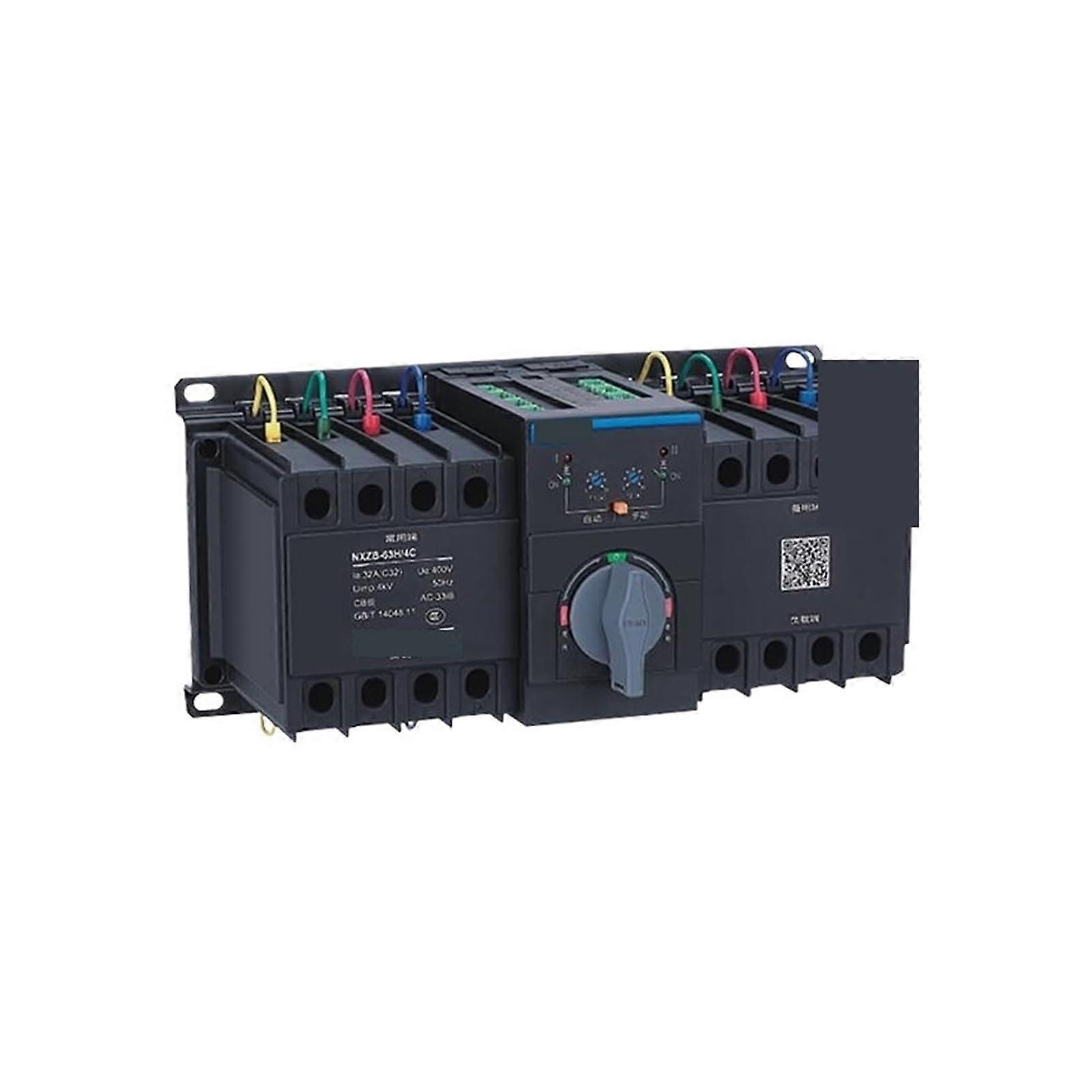 63A Dual Power Automatic Transfer Switch 4P C63 for Generator Continuous Power Switching