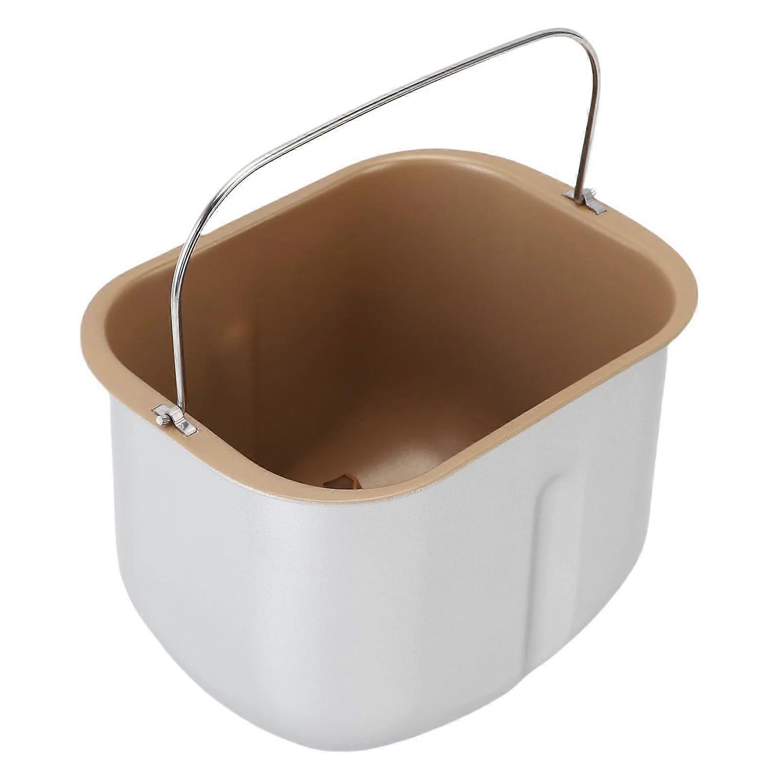 Bread Machine Replacement Pan Nonstick Stainless Steel Universal Fit for Even Baking Results