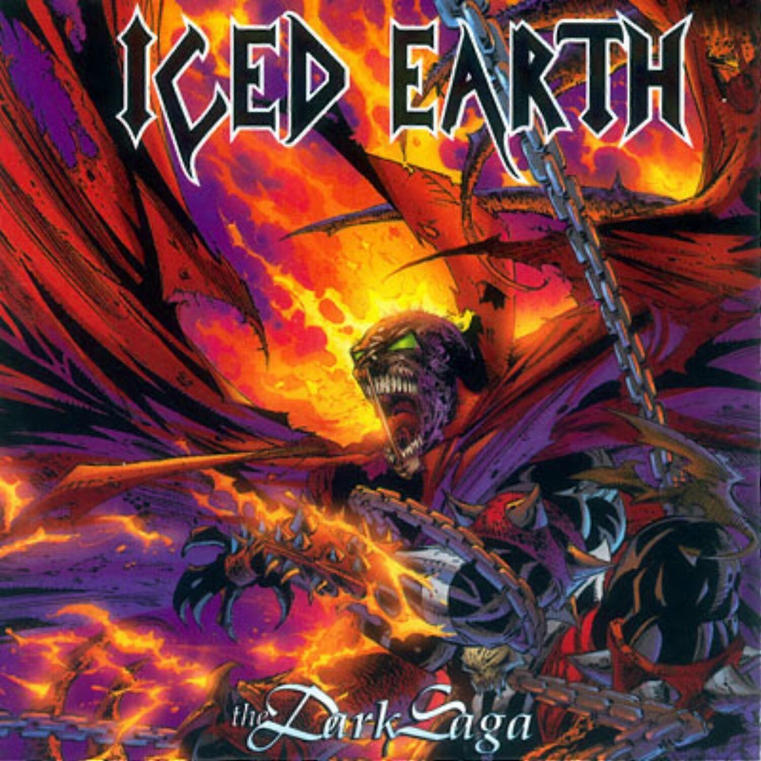 Iced Earth - The Dark Saga  [COMPACT DISCS] Gatefold LP Jacket USA import