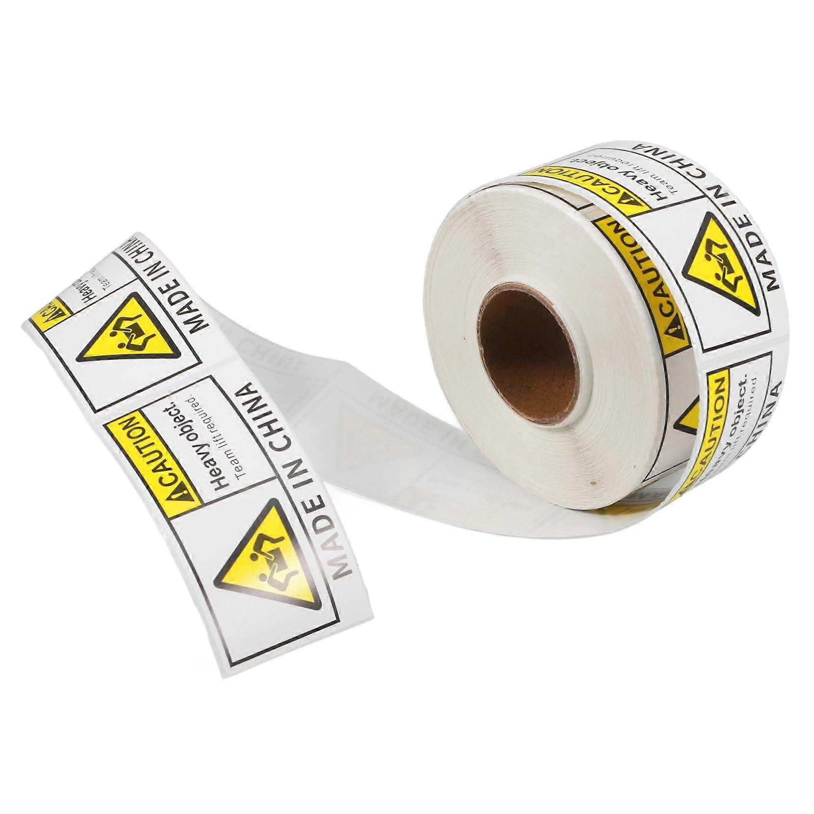 500 Sheets Heavy Duty Warning Labels with Strong Adhesive for Warehouse and  Packages