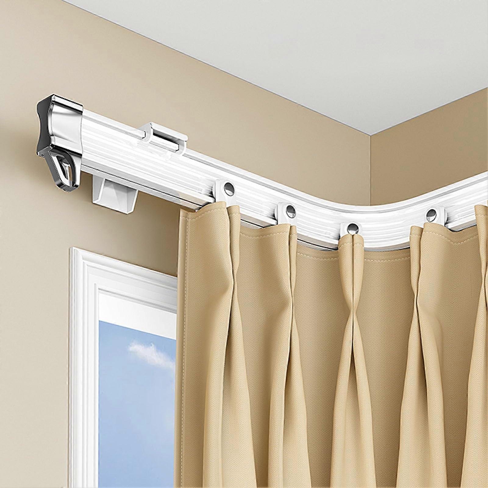 Bendable Ceiling Curtain Track 3.6m Continuous Wall Mount Blackout Rail for RV Bunk Bed
