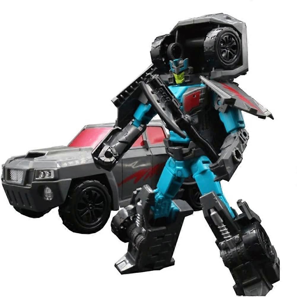 Transforming Robot Toy with Durable Alloy Construction and Smooth Joint Rotation for Teens