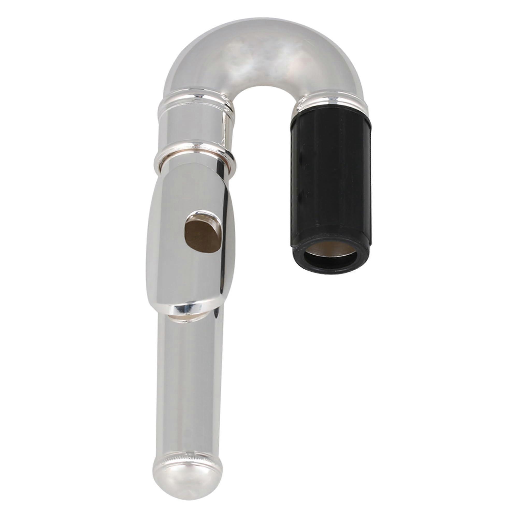 Curved SilverPlated Flute Head Joint 0.78 inch Replacement for Student Flute Ergonomic Design