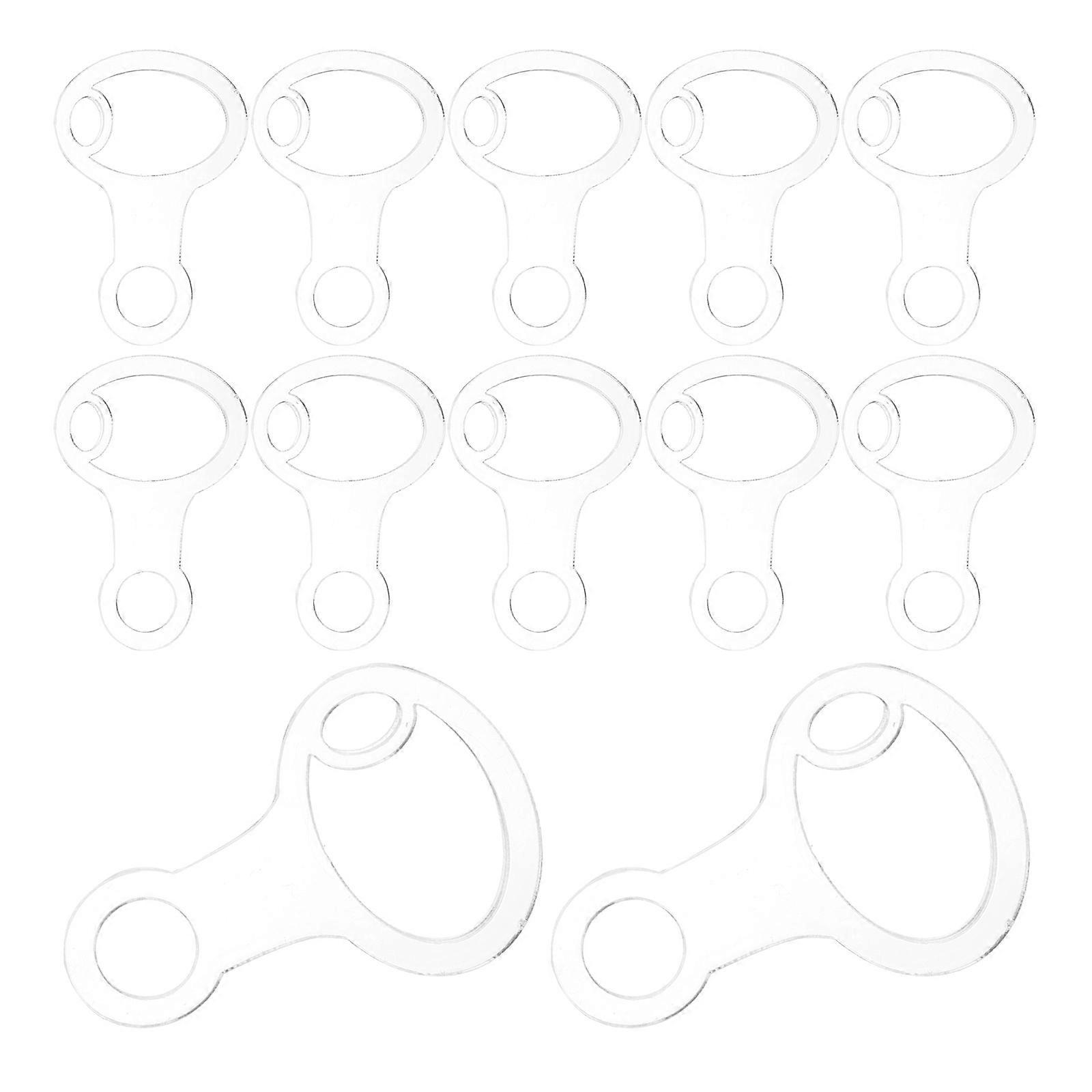 Transparent Thread Storage Organizer Acrylic Embroidery Floss Drops 30Pcs Set