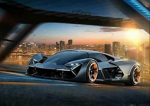Lamborghini Terzo Millennio Jigsaw Puzzle Brain Teaser TP0899
