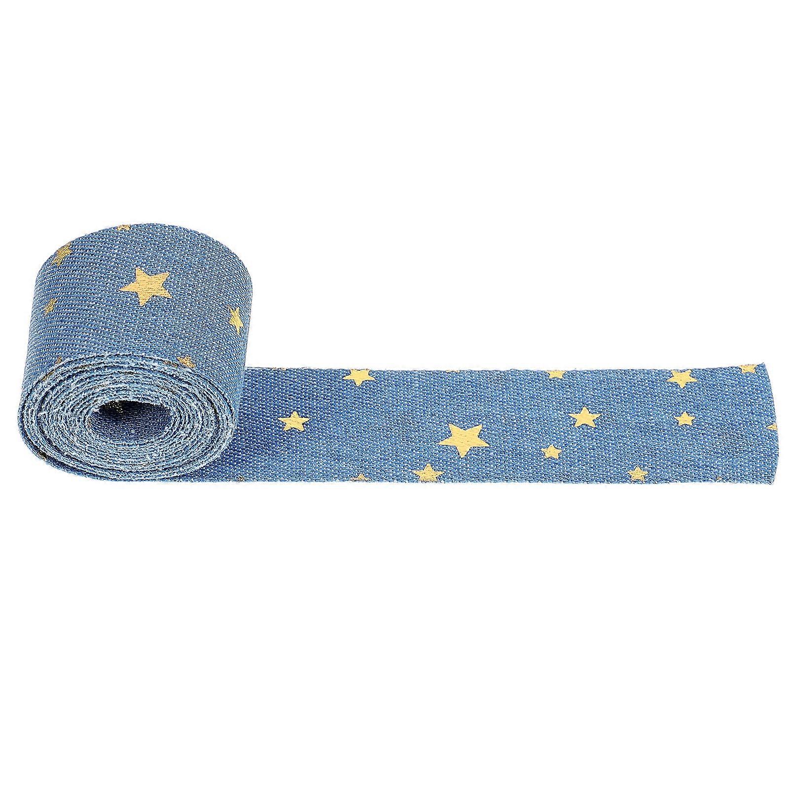 Star Ribbon Gift Ribbon for Multi-Function Cloth Material 1 Roll
