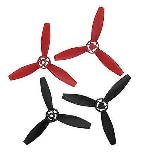 Propellers Red CW CCW Replacement Set Stable Rotation Easy Install Durable Blades for Parrot Bebop 2
