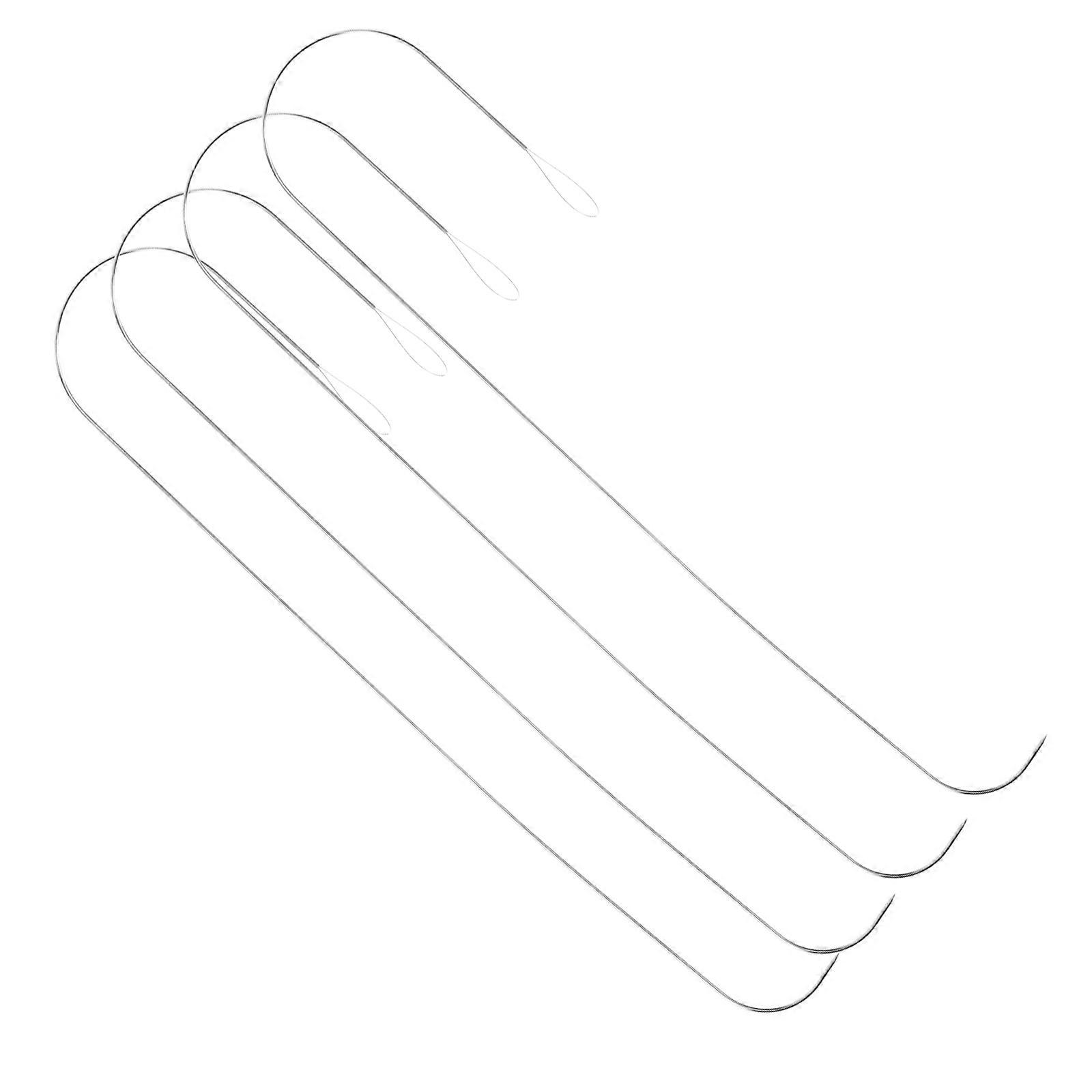 Beading Needles Curved Needles for DIY Yarn Knitting 4Pcs Practical Tool Set