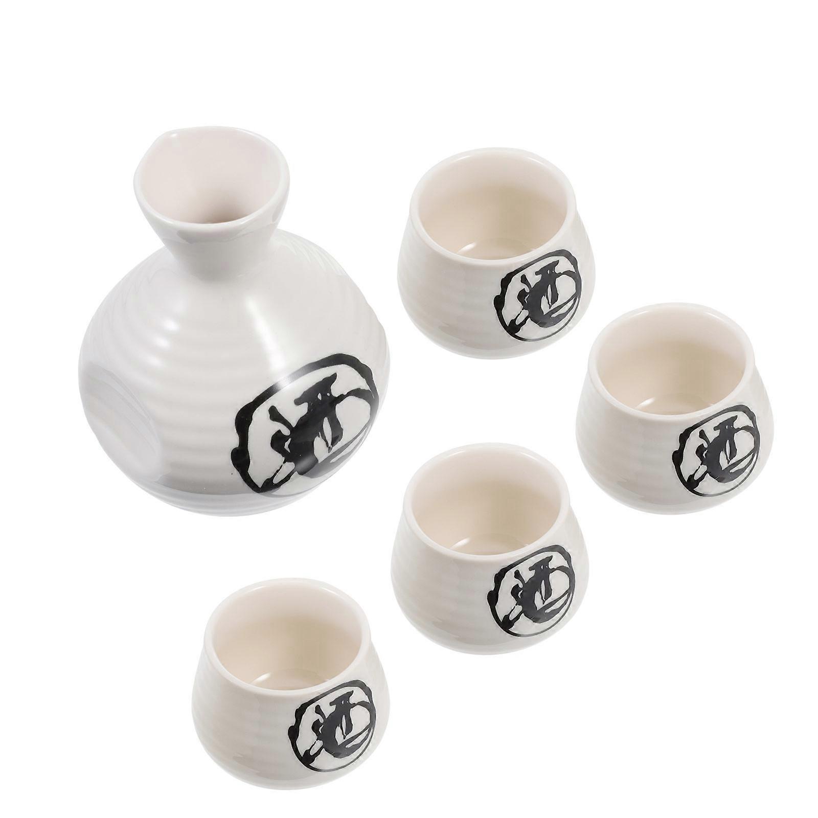 Sake Pot Ceramic Set for Serving 1Set Creative Japanese Style Storage Holders