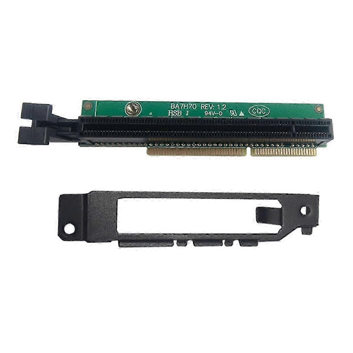 PCIe Riser Card for Mini Desktop Computers, Compatible with Select ThinkCentre and ThinkStation Models, Includes Baffle and Mounting Hardware