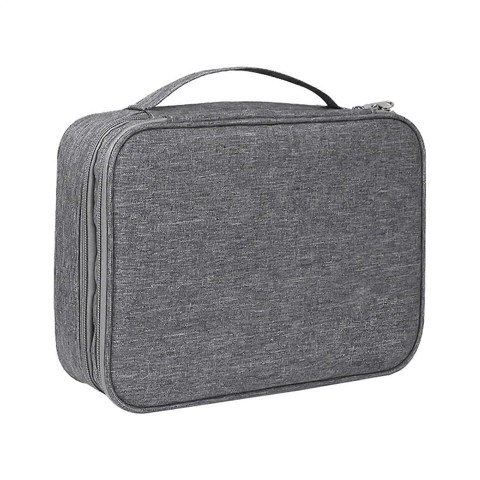 Electronics Organizer Case Waterproof Hard Shell Travel Cable Storage with MultiCompartment Design