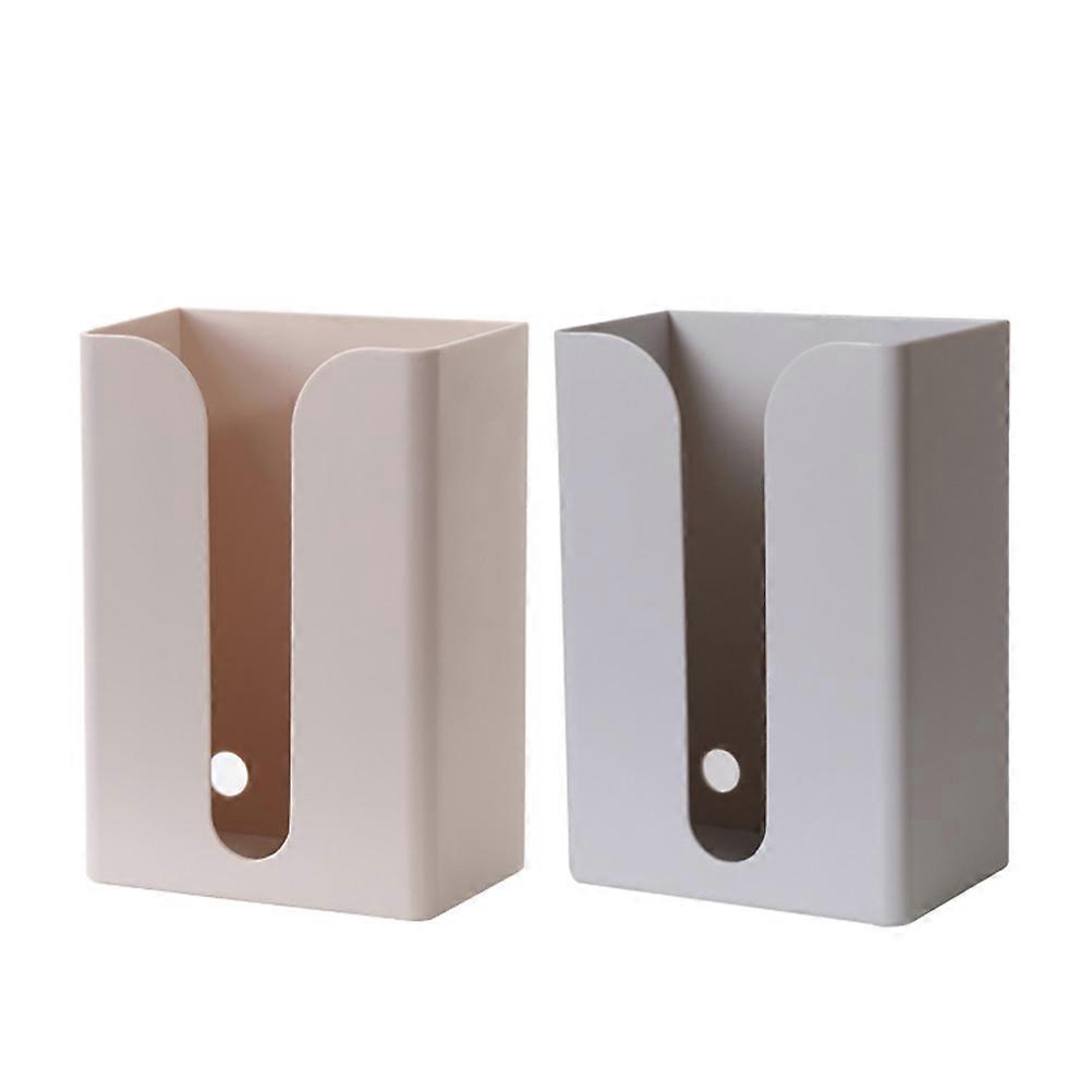 Tissue Holder Wall-Mounted Tissue Box for Convenient Storage Traceless