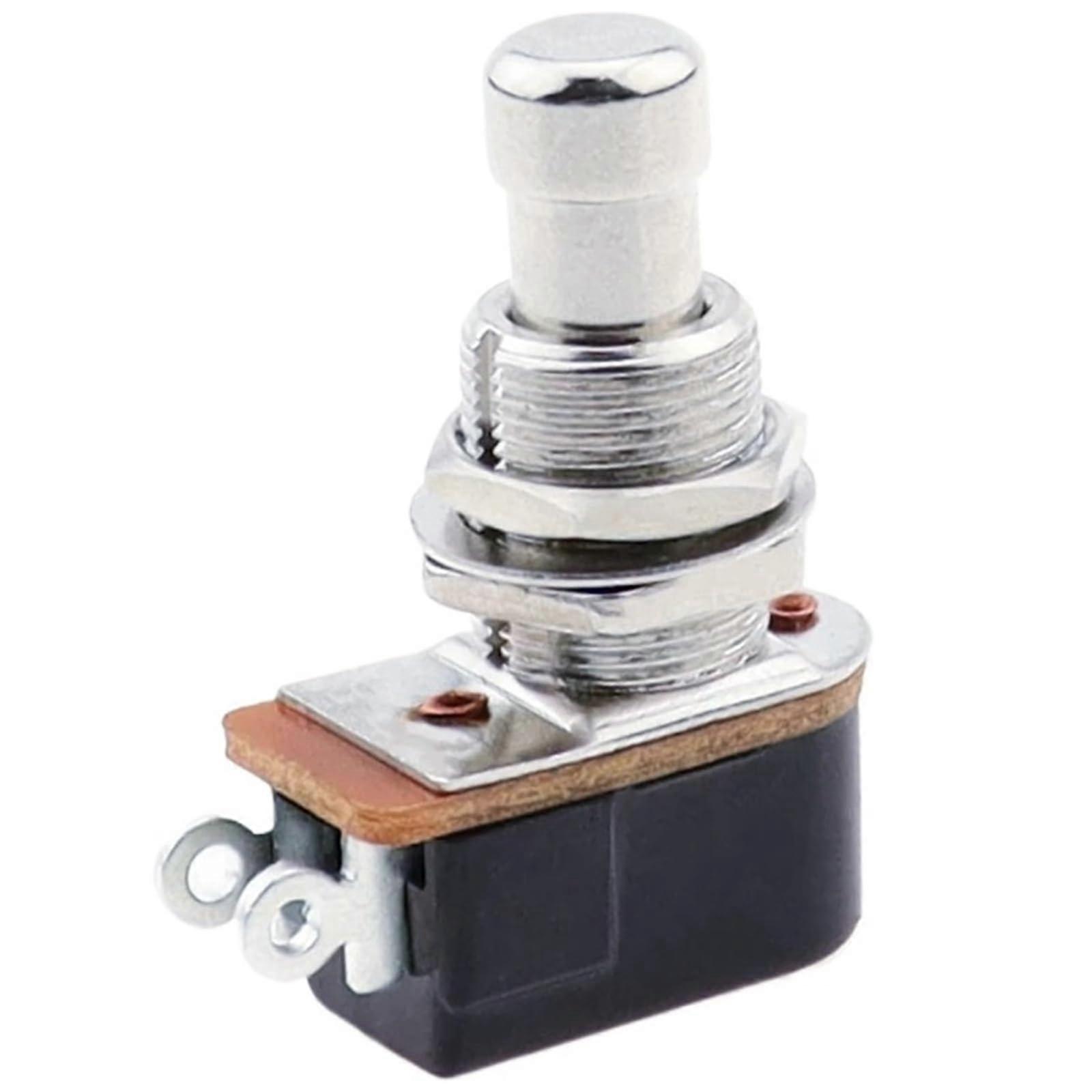 SPST Momentary Guitar Pedal Footswitch Soft Touch Push Button for Guitar Effects