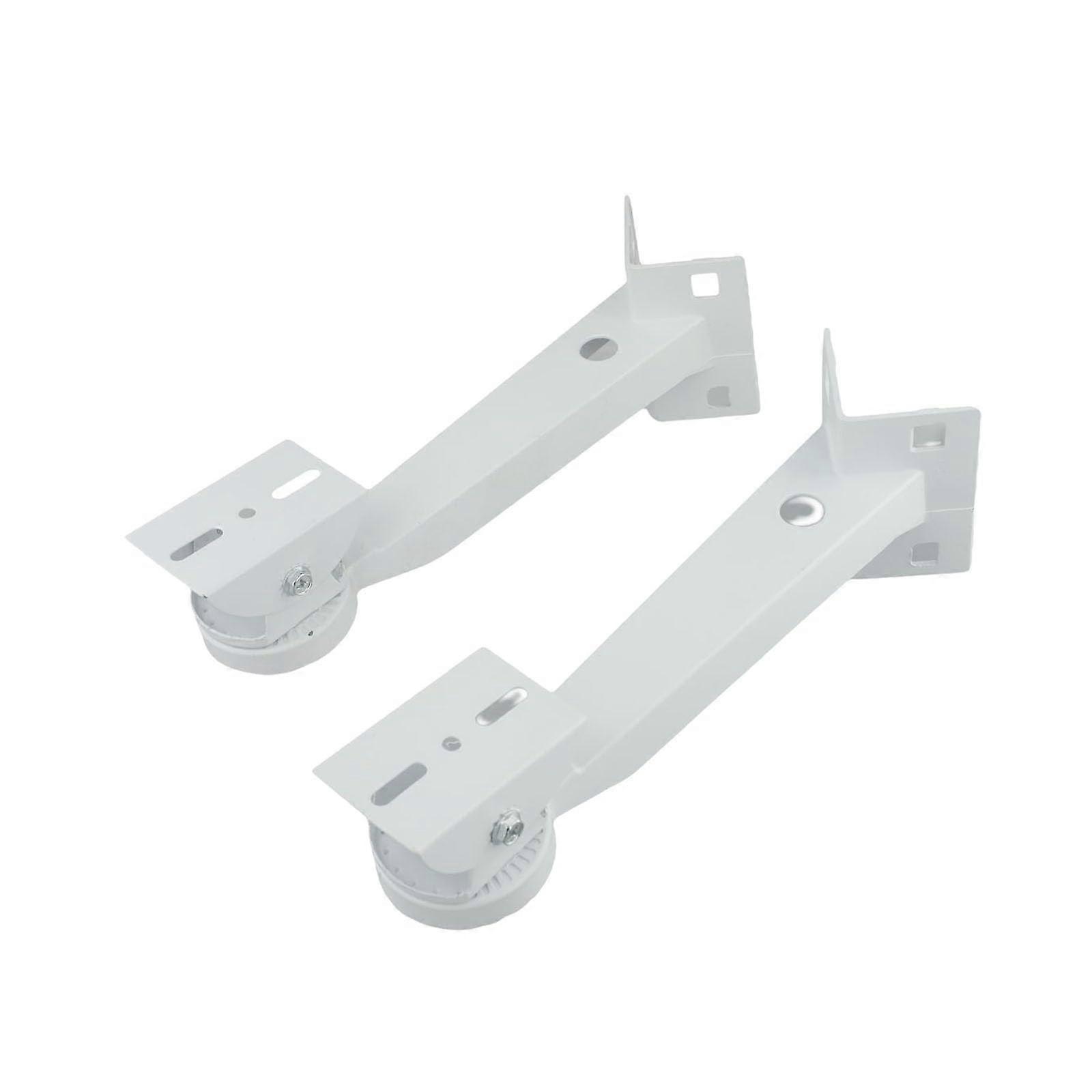 Weatherproof Adjustable CCTV Camera Wall Corner Mount Bracket, Aluminum Alloy, White