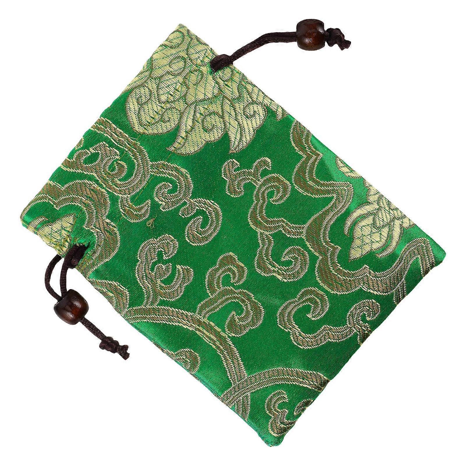 Durable Silk Drawstring Pouch for Singing Bowl Storage