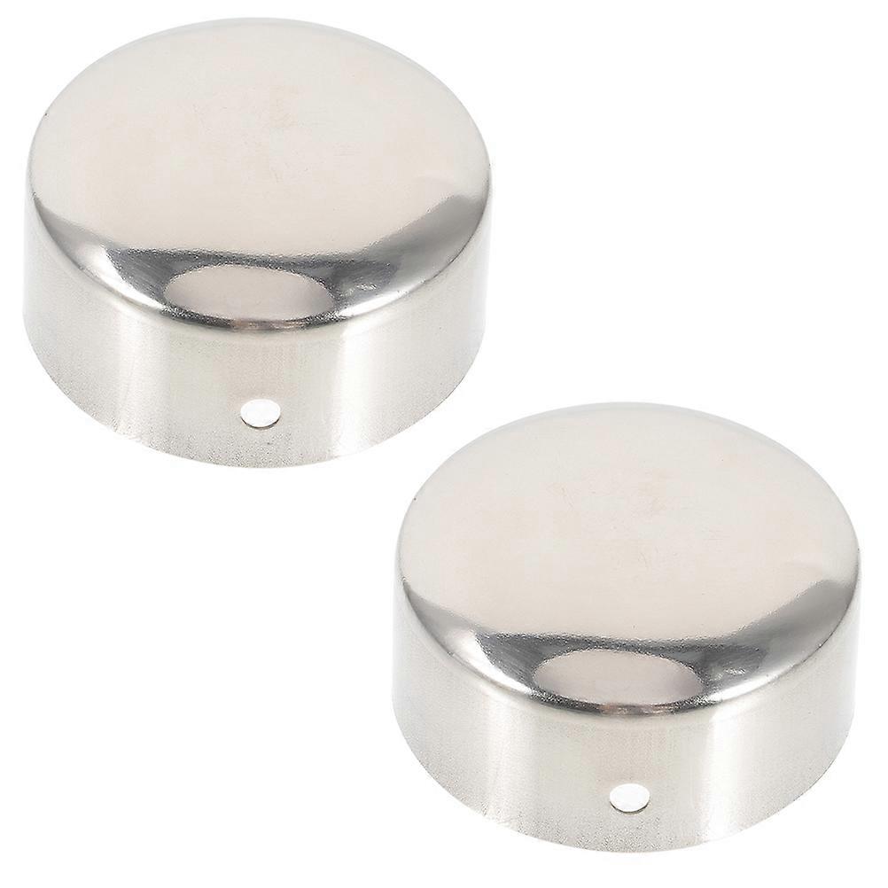 2 stks leuning eindkappen rail pluggen decoratieve buis caps protector leuning accessoires