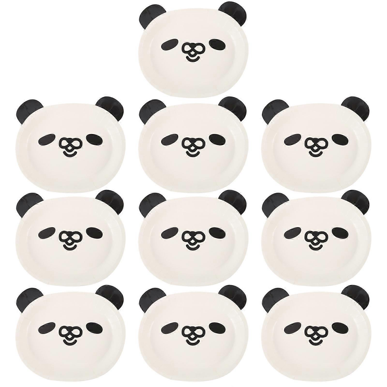 Animal Paper Panda Shape Cartoon Pattern for 24Pcs Use