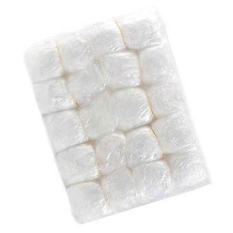 Gorros de baño elásticos blancos impermeables para uso doméstico (100 unidades)
