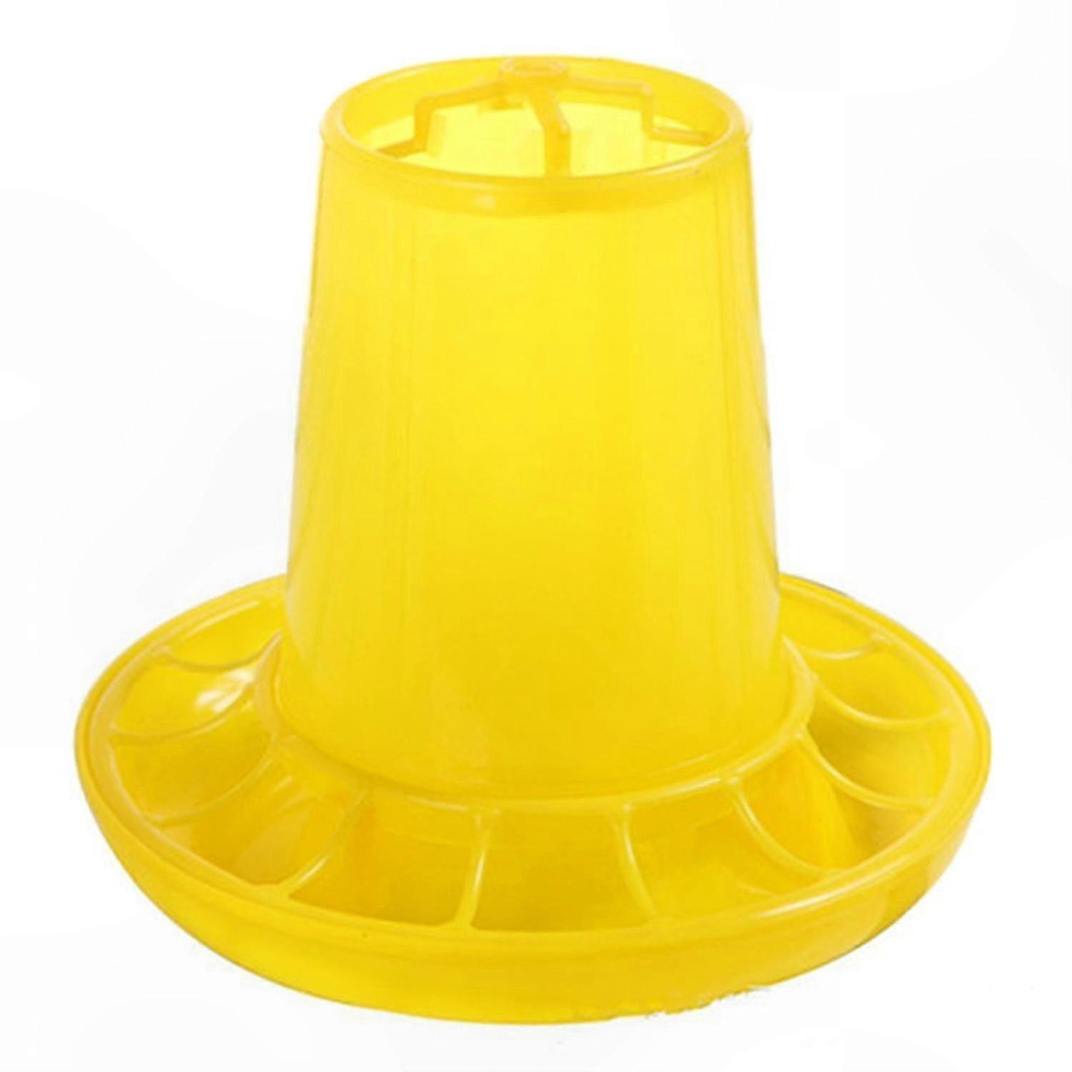 Plastic Poultry Feeder Bucket Durable Portable