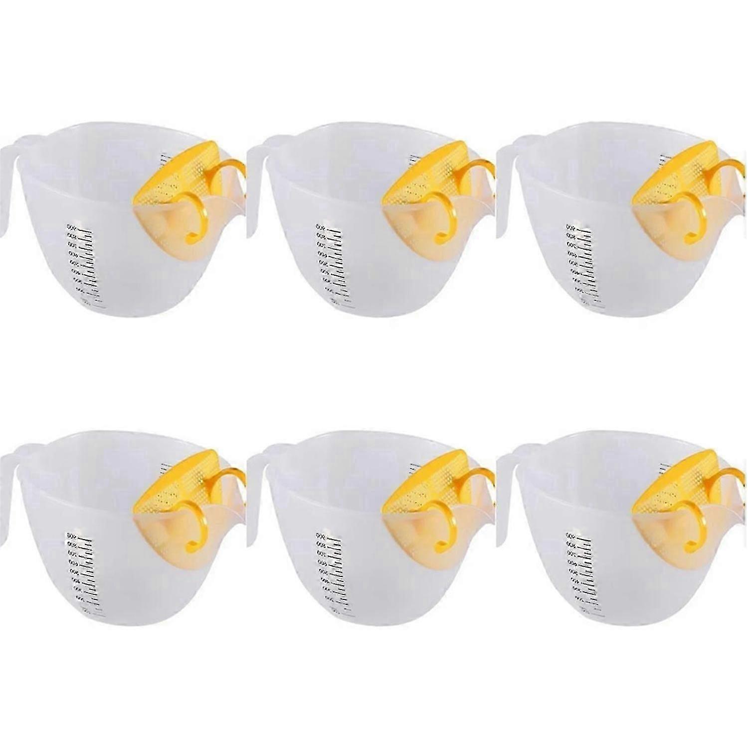 Transparent scale filter measuring cup baking mixing bowl