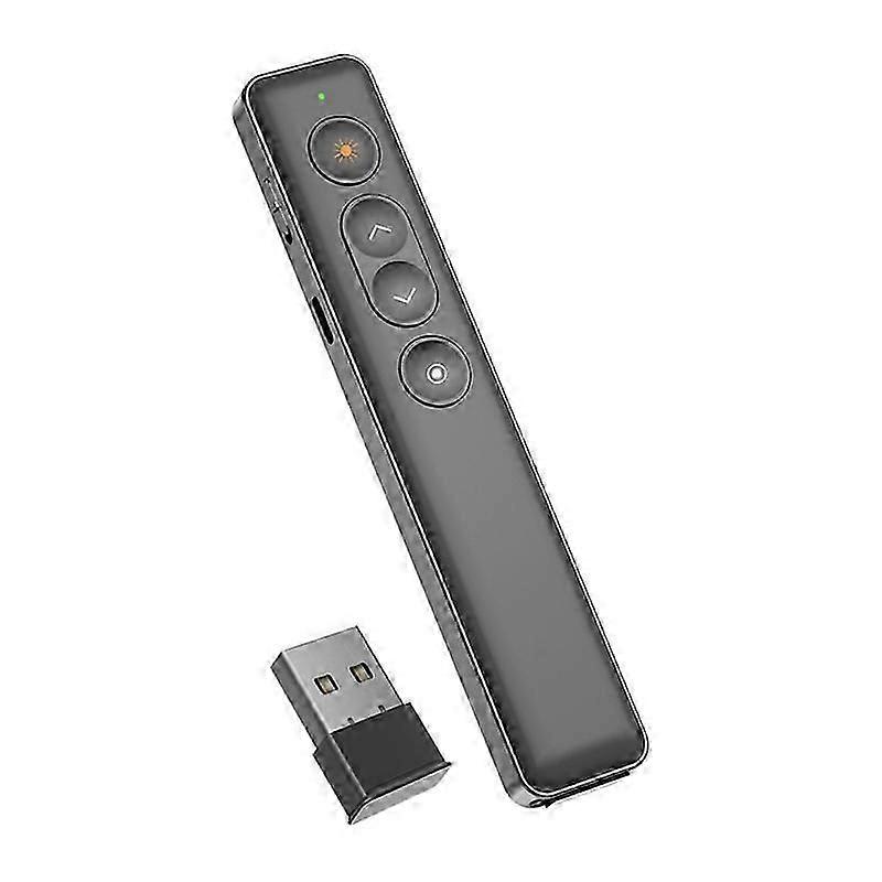 Rechargeable Wireless Presenter 2.4GHz Digital Presenter Physical PPT Pointer