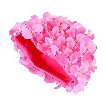 1pc Flower Shape Swimming Breathable Swim Hat for Swimming Women Girls
