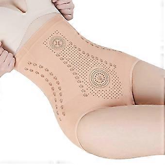 Ionic High-Waist Tummy Control Cotton Shaper Panties (M) 26-27