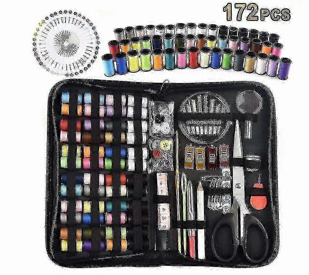 172-Piece Rectangular Sewing Kit Box Set