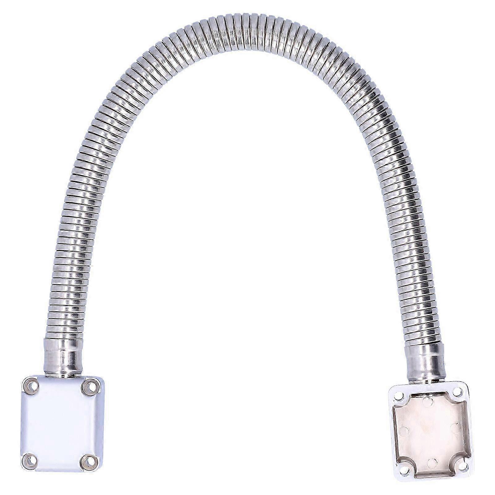Stainless Steel Door Loop Cable Protector, Exposed Mount Wire Protective Tube, 19.7in Long, 0.5in Inner Diameter for Access Control Systems