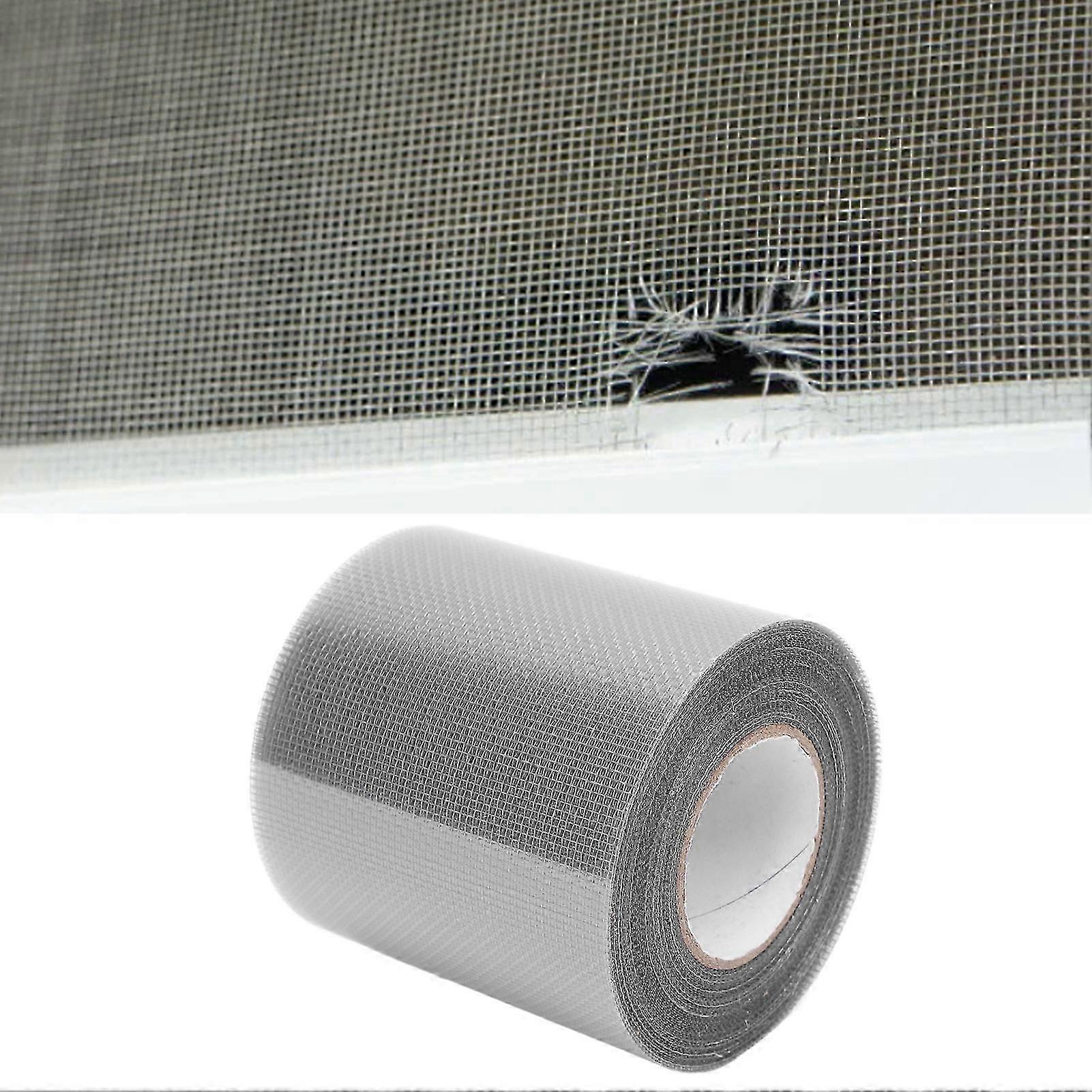 Window Screen Repair Tape 80mm x 9.15m Transparent Mesh Patch
