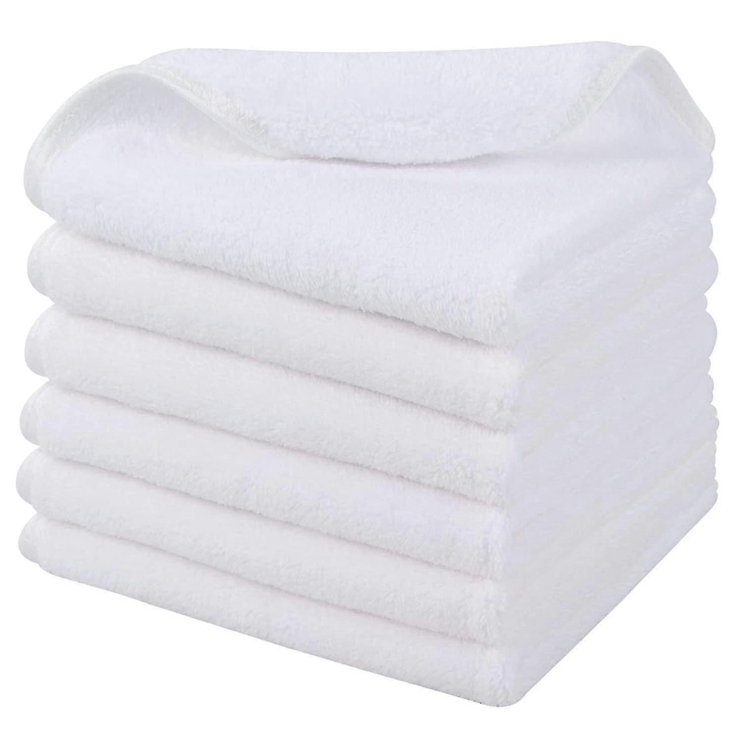 Premium 100% Cotton (6pcs, White)