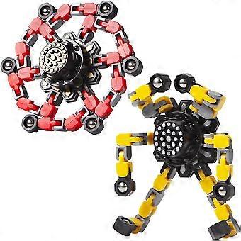 Fidget Spinners 2 Pcs for Kids and Adults Stress Relief Sensory Toys for Boys and Girls Fingertip Gyros for ADHD Autism for Kids Gifts(Fidget Toys 2pc