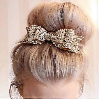 Presilha de cabelo multicolorida, versátil, com acabamento requintado e laço elegante para encontros.