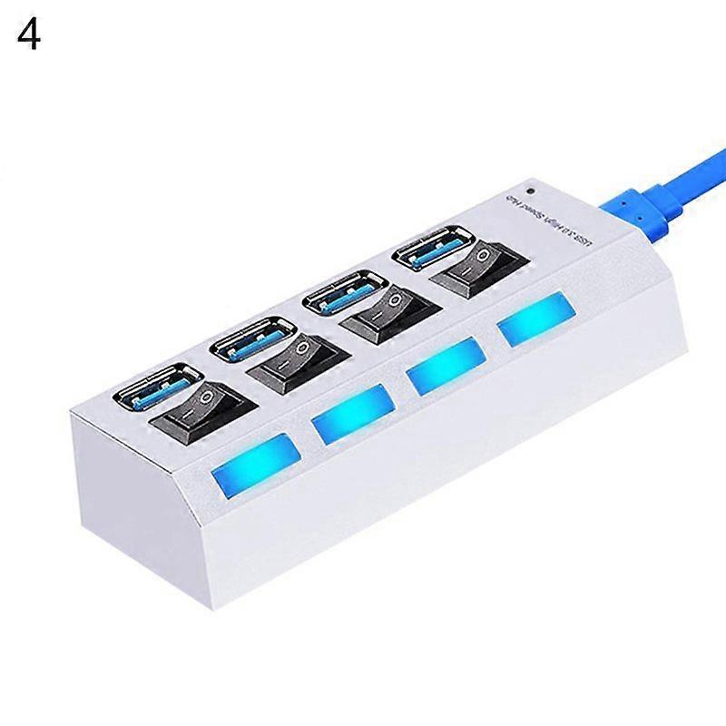 USB Hub Portable High Speed Multiple Interfaces Keyboard/Mouse/U Disk USB Splitter for Computer JIKAIX
