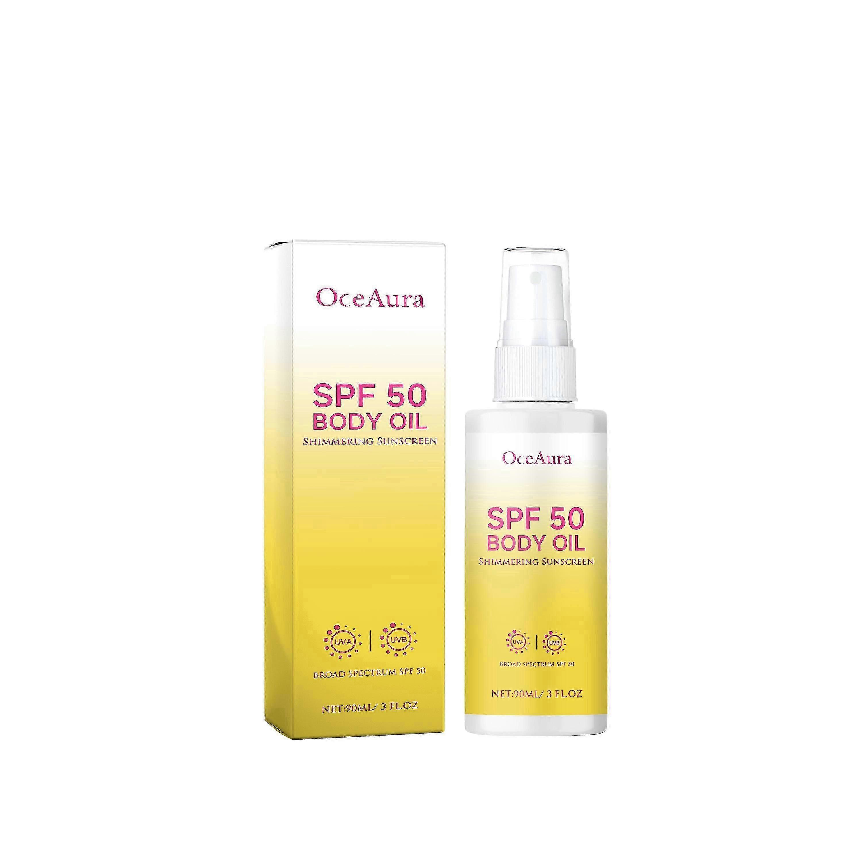 Protetor Solar de Corpo Inteiro com Vitamina E, Proteção de Coco e UV, Resistente à Água