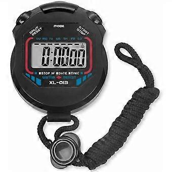 Cronômetro Digital Portátil Esportivo Multifuncional Running Watch XL-013 Preto Esporte Alarme Precisão Display LCD