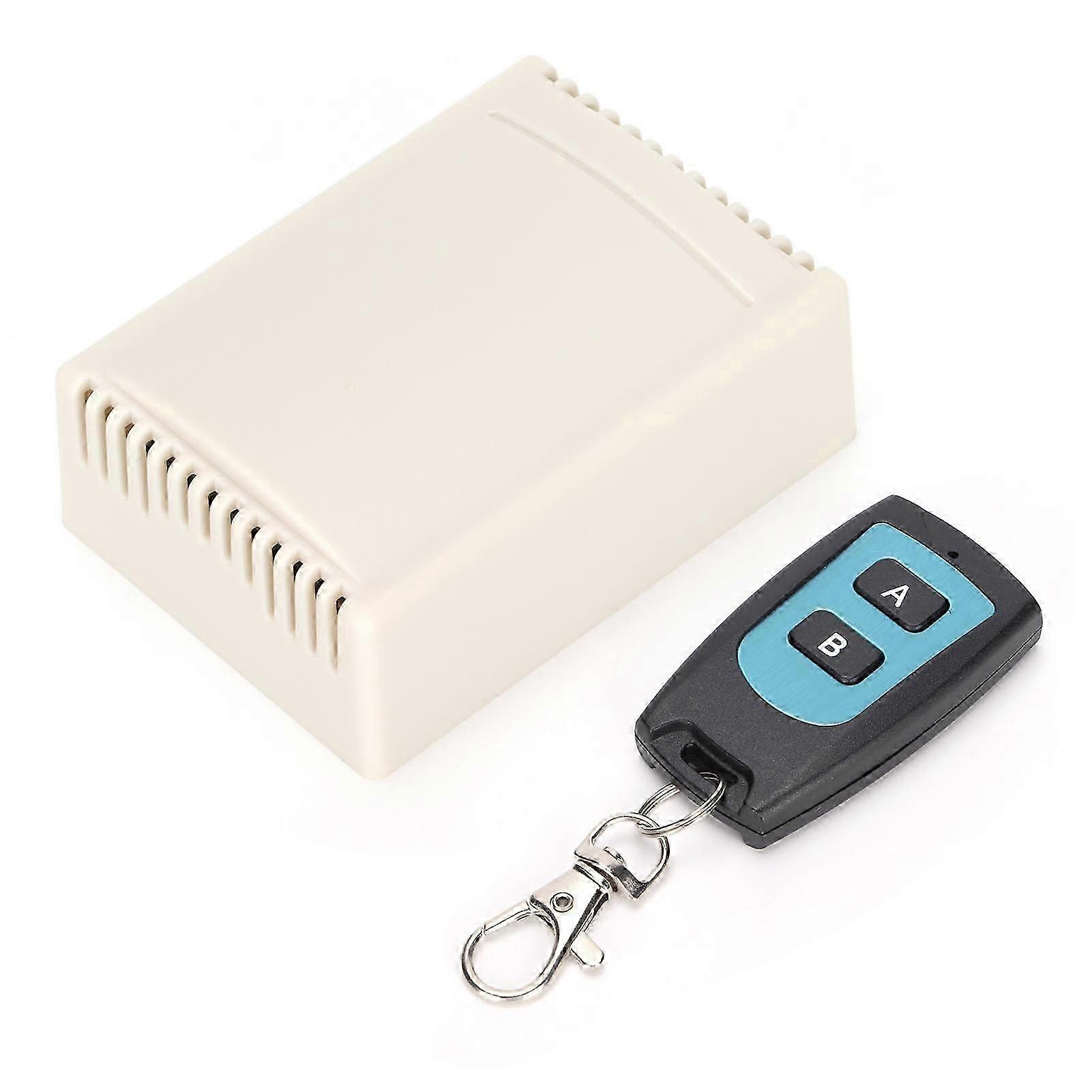 Wireless Remote Anti Interference 2 Channel Relay Remote Control Switch Compatible withHomes and Industries