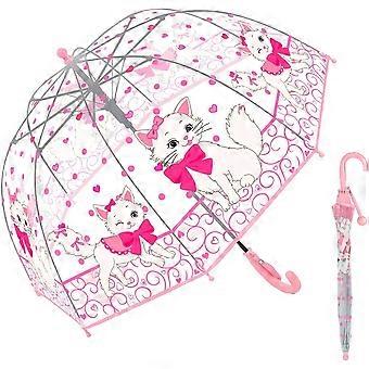 Kids Transparent Umbrella | Hook Handle Easy-Grip Clear Equipment - Kids Bubble Rain Umbrella,for Boys Preschoolers 2-7 Years Old Walking Park Co